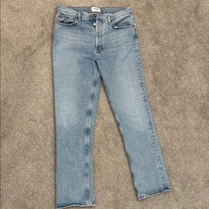 Agolde Lana Straight in Riptide size 29